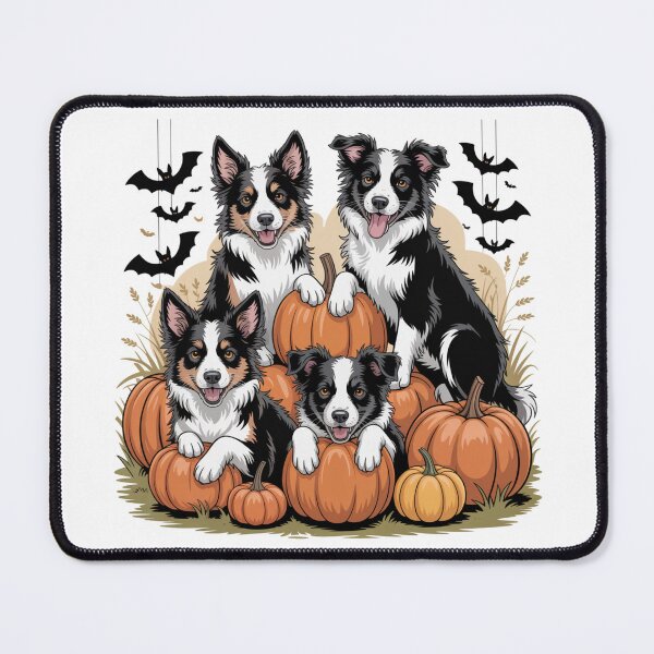 Item preview, Border Collies Halloween | T-Shirt designed and sold by NicolasGlowArt.
