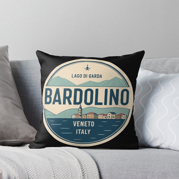 Item preview, Bardolino Italy Vintage Sticker – Lago di Garda Scenic Circular Travel Design designed and sold by VividOrganica.