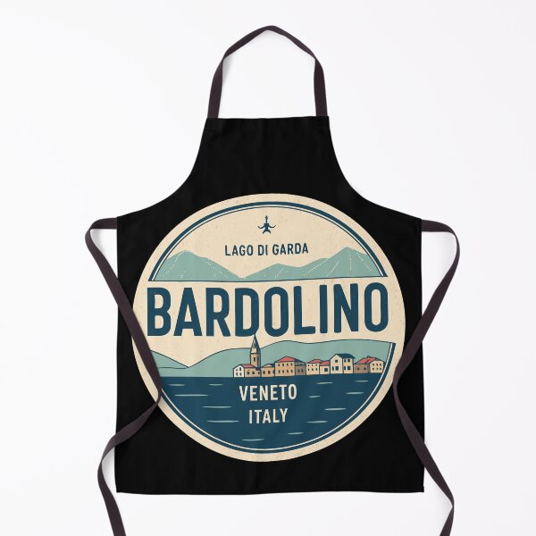 Item preview, Bardolino Italy Vintage Sticker – Lago di Garda Scenic Circular Travel Design designed and sold by VividOrganica.