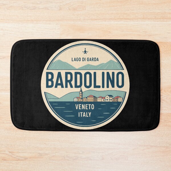 Item preview, Bardolino Italy Vintage Sticker – Lago di Garda Scenic Circular Travel Design designed and sold by VividOrganica.