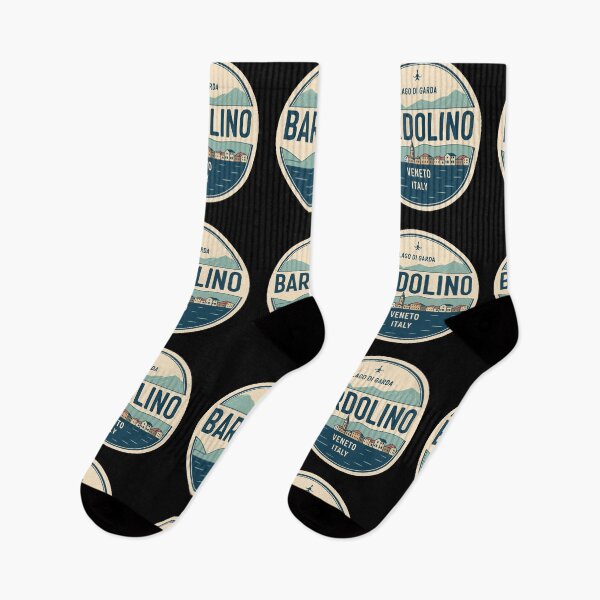 Item preview, Bardolino Italy Vintage Sticker – Lago di Garda Scenic Circular Travel Design designed and sold by VividOrganica.