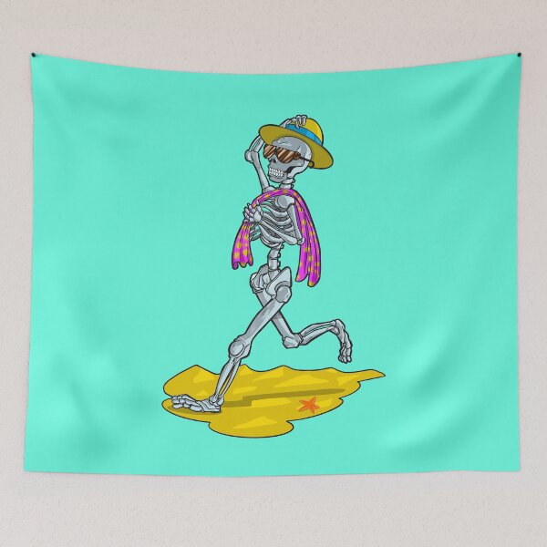 Item preview, A friendly skeleton on vacation designed and sold by fifou96.