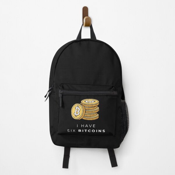 Item preview, I Have Six Bitcoins | Funny Crypto Enthusiast Design designed and sold by BlackTeesArt1.