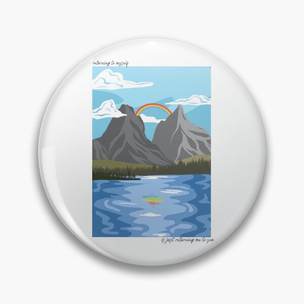 Item preview, Returning Myself Mountains Art Deco designed and sold by CMORRISON12345.