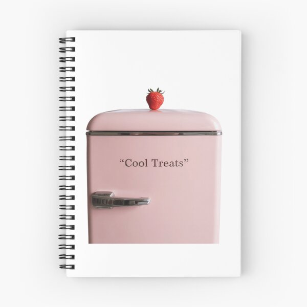 Item preview, pink refrigerator with strawberry on top designed and sold by ArtQueen777.