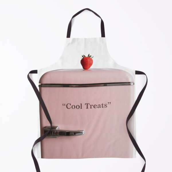 Item preview, pink refrigerator with strawberry on top designed and sold by ArtQueen777.