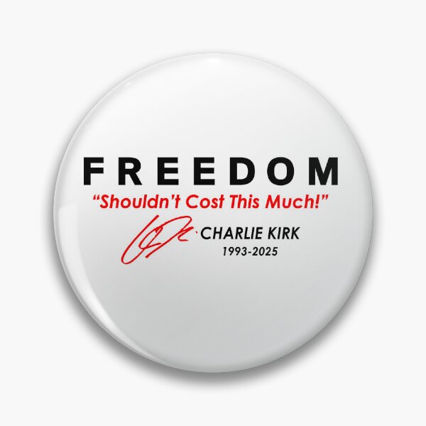 Item preview, Freedom Shouldn't Cost This Much Charlie Kirk Signature Tribute 1993-2025 designed and sold by JeyVel.
