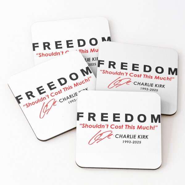Item preview, Freedom Shouldn't Cost This Much Charlie Kirk Signature Tribute 1993-2025 designed and sold by JeyVel.