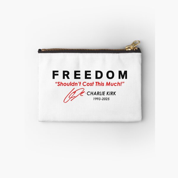 Item preview, Freedom Shouldn't Cost This Much Charlie Kirk Signature Tribute 1993-2025 designed and sold by JeyVel.