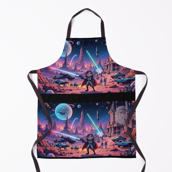 Item preview, Girl Adorable Star Wars Characters Playful Cartoon Style designed and sold by ART ATTACK ZONE.