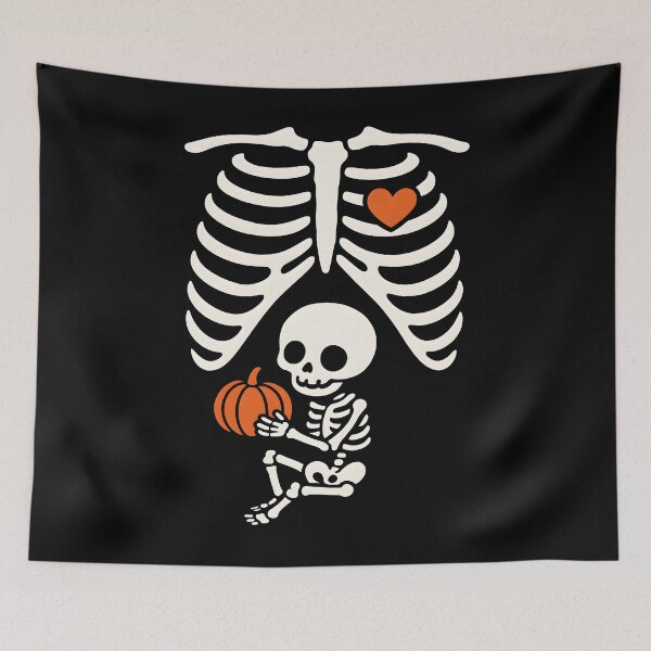 Item preview, Skeleton Baby Pregnancy for Expecting Ultrasound Funny Halloween Design designed and sold by AsTrooArts.