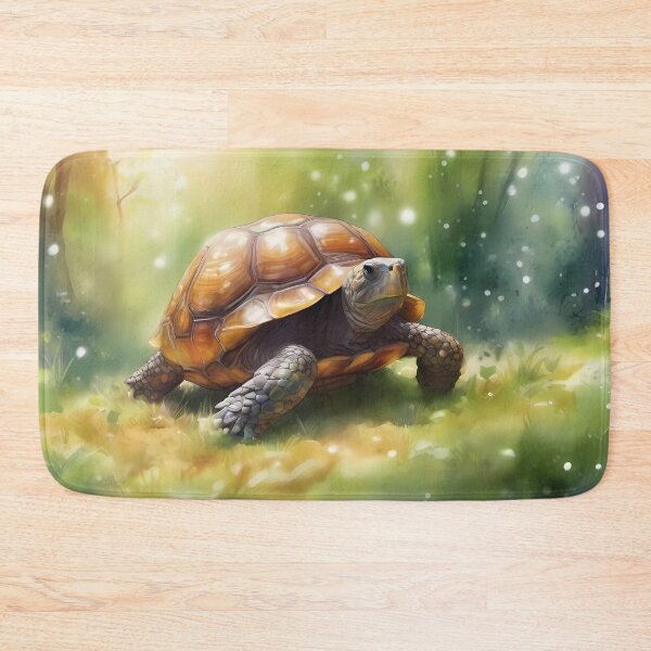 Item preview, Dreamy Tortoise in Shimmering Forest designed and sold by CalmnessbyChoice.