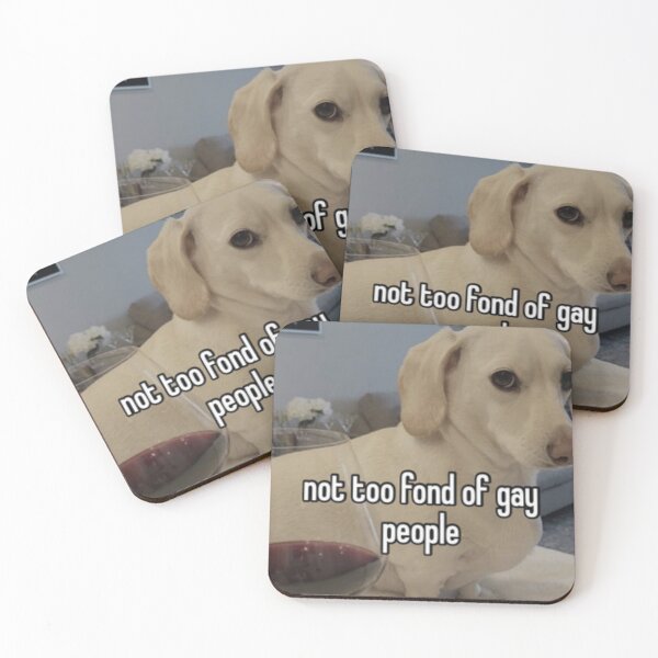 Item preview, Whitney Chewston Homophobic Dog Meme designed and sold by booksfoodfandom.