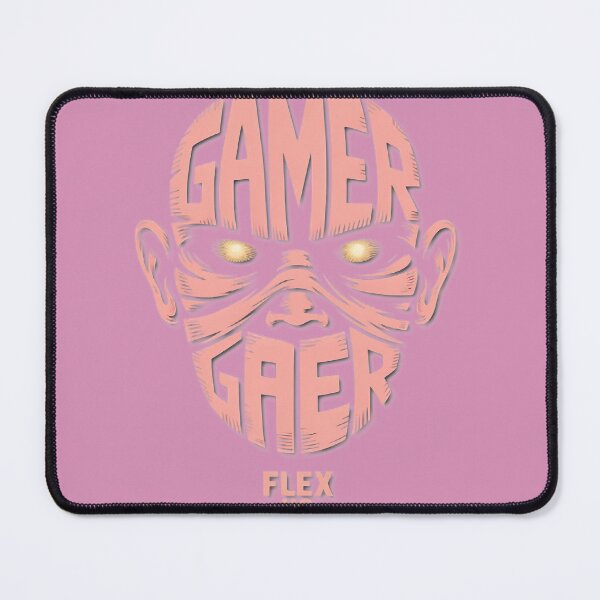 Item preview, Fierce Gamer Face Typography Art designed and sold by ElliottvkArt.