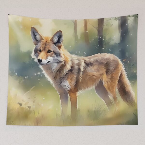 Item preview, Coyote in Woods designed and sold by CalmnessbyChoice.