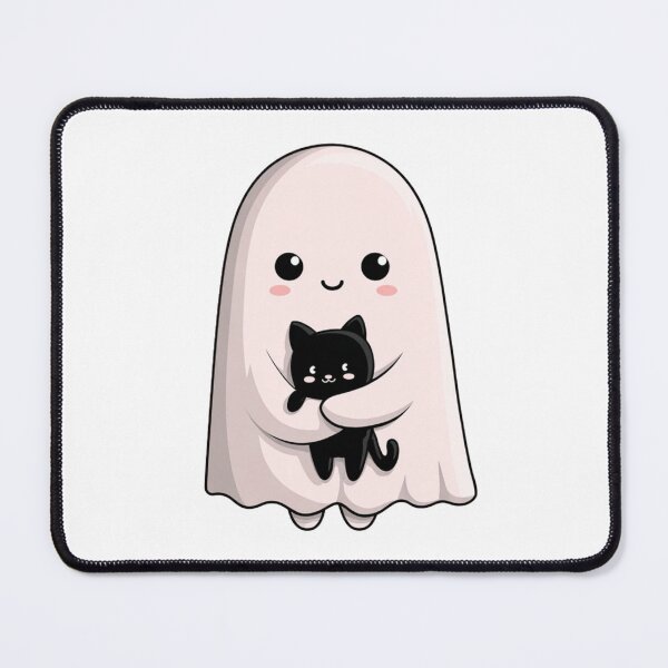 Item preview, Ghost and Cat | T-Shirt designed and sold by NicolasGlowArt.