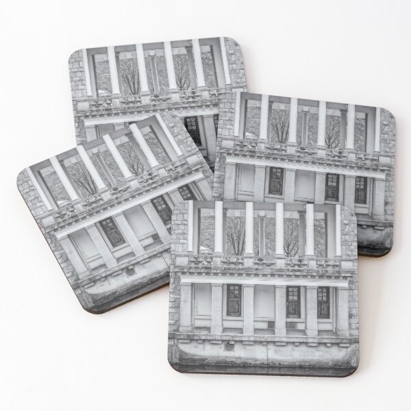 Item preview, Central Market Riverside Ljubljana Slovenia BW designed and sold by PhotoArt by Joan Carroll.