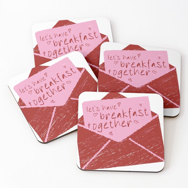 Item preview, let's have breakfast together (love letter) designed and sold by nelportale.