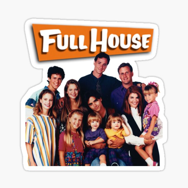 full house cast Sticker