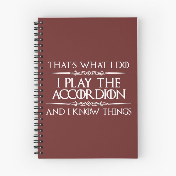 Artikelvorschau, Ich spiele Akkordeon und ich weiß Dinge - Lustige Akkordeonspieler-Geschenke für Akkordeonisten entworfen und verkauft von merkraht.