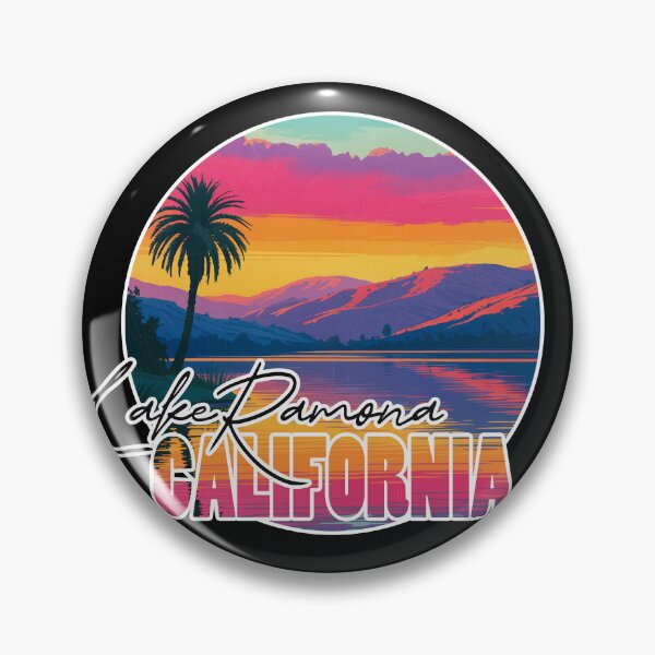 Item preview, Lake Ramona, San Diego County, California, Lake sunset designed and sold by Wanderful-roads.