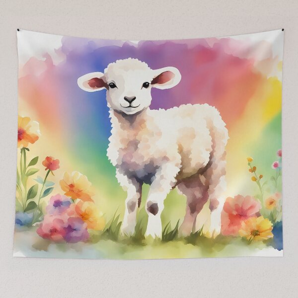 Item preview, Rainbow Lamb  designed and sold by CalmnessbyChoice.