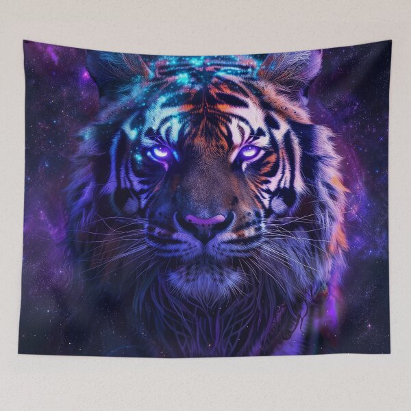 Item preview, Void Stalker Cosmic Tiger designed and sold by QuantumDrift.