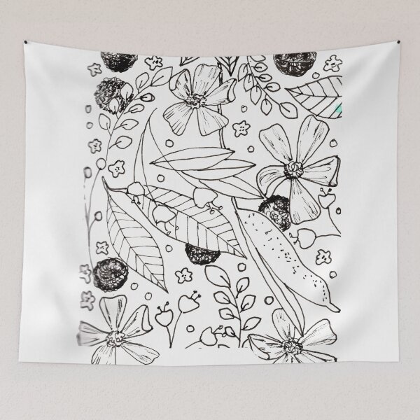 Item preview, Inked florals designed and sold by jennross76.