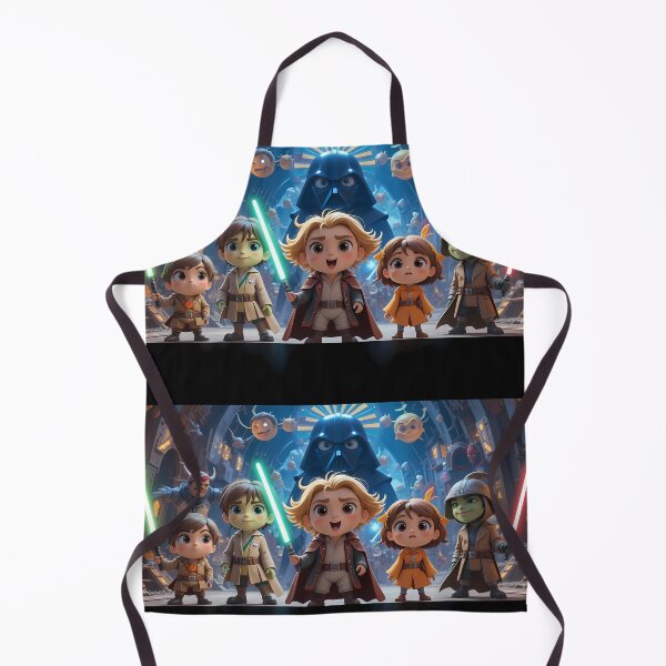 Item preview, Colorful Star Wars Characters Playful Cartoon Style designed and sold by ART ATTACK ZONE.