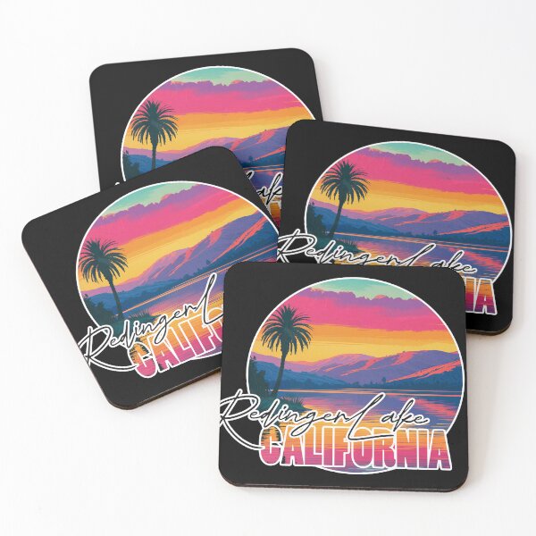 Item preview, Redinger Lake, Fresno and Madera County, California, Lake sunset designed and sold by Wanderful-roads.
