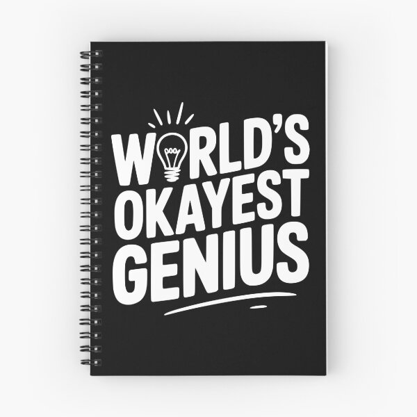 Item preview, World’s Okayest Genius designed and sold by Frank Ring.