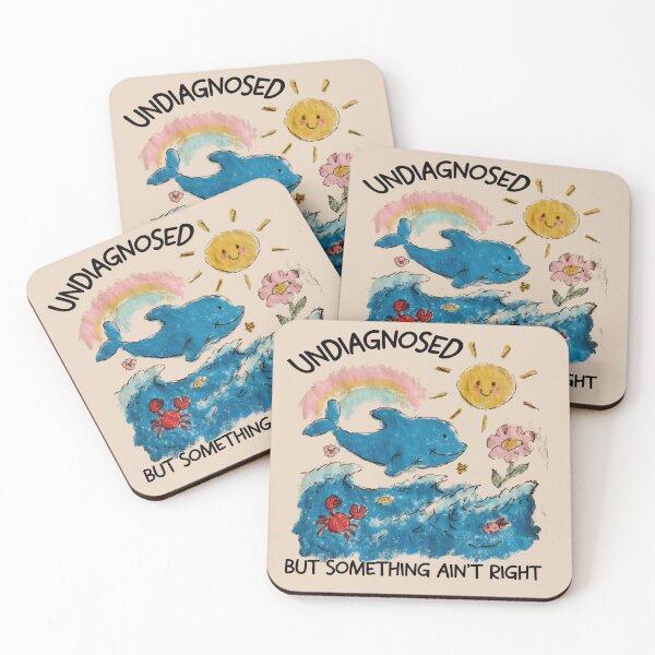 Item preview, Undiagnosed Dolphin – Something Ain’t Right designed and sold by WhoopsieWorld.