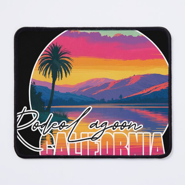 Item preview, Rodeo Lagoon, Marin County, California, Lake sunset designed and sold by Wanderful-roads.