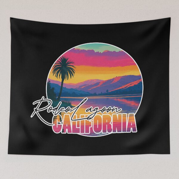 Item preview, Rodeo Lagoon, Marin County, California, Lake sunset designed and sold by Wanderful-roads.