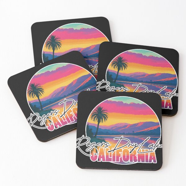 Item preview, Rogers Dry Lake, Kern County, California, Lake sunset designed and sold by Wanderful-roads.