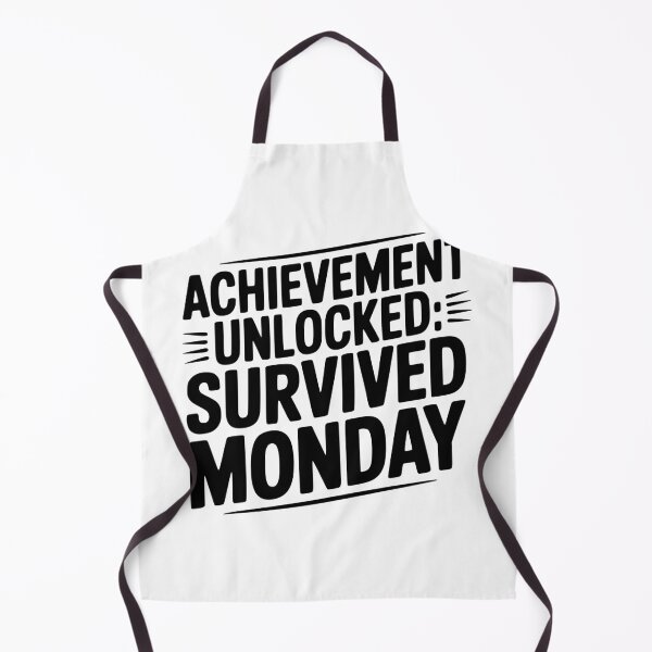 Item preview, Achievement Unlocked Survived Monday designed and sold by Frank Ring.