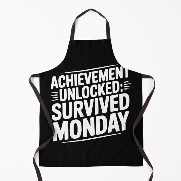 Item preview, Achievement Unlocked Survived Monday designed and sold by Frank Ring.