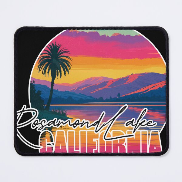 Item preview, Rosamond Lake, Kern and Los Angeles County, California, Lake sunset designed and sold by Wanderful-roads.