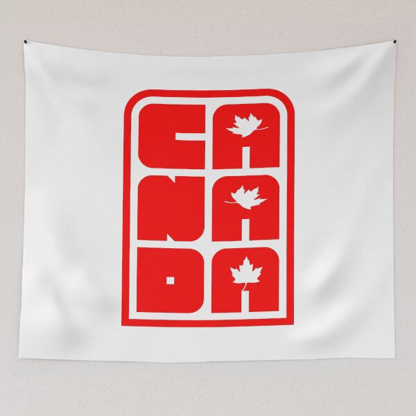 Item preview, Canada Logo Type with Falling Maple Leaf designed and sold by Artwork by Daniel Adams.