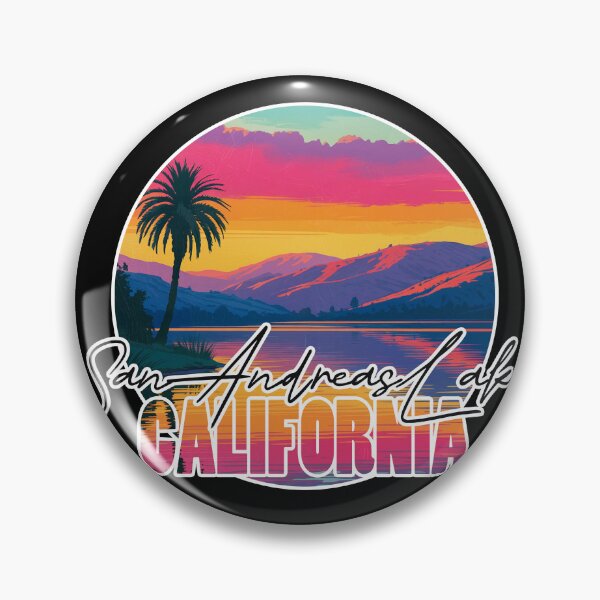 Item preview, San Andreas Lake, San Mateo County, California, Lake sunset designed and sold by Wanderful-roads.