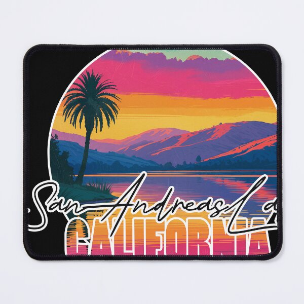 Item preview, San Andreas Lake, San Mateo County, California, Lake sunset designed and sold by Wanderful-roads.