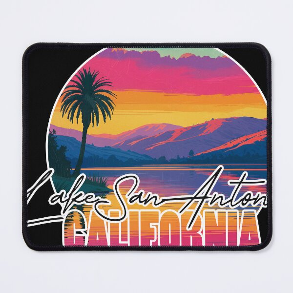 Item preview, Lake San Antonio, Monterey and San Luis Obispo County, California, Lake sunset designed and sold by Wanderful-roads.