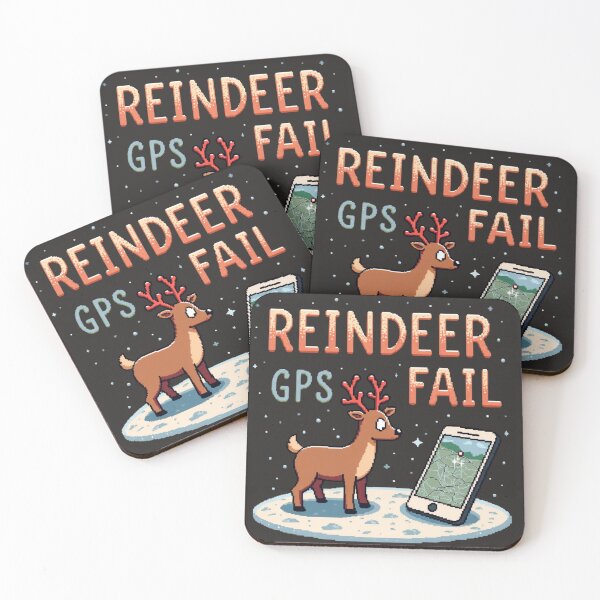 Item preview, Camiseta navideña divertida con reno y GPS fallido: regalo de broma con humor navideño designed and sold by GiftLore Studio.