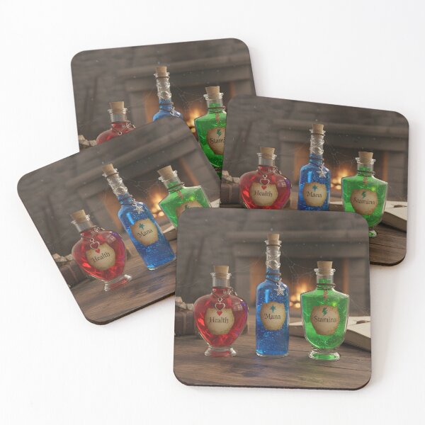Item preview, Gamer's Potion Set - Health, Mana, and Stamina designed and sold by NanoBanana.