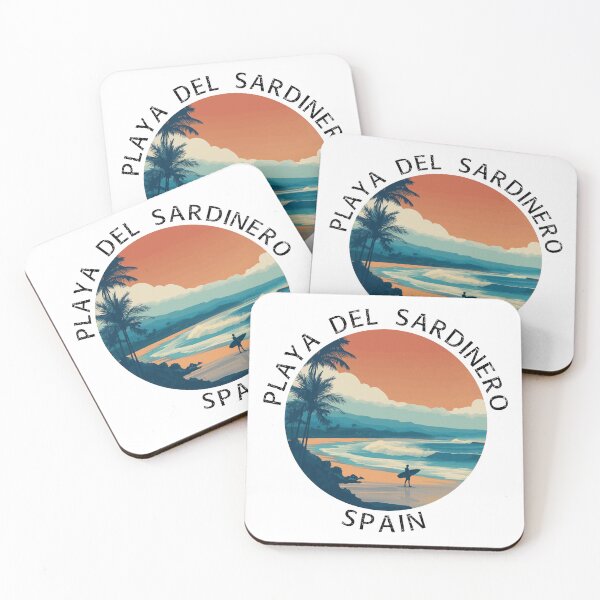 Item preview, Playa Del Sardinero - Spain (with Black Lettering) designed and sold by VelvetRoom.