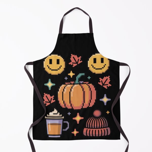 Item preview, Glitch Y2K Smiley Face Coffee Pumpkin Beanie Leaf Star designed and sold by JediKittenWars.