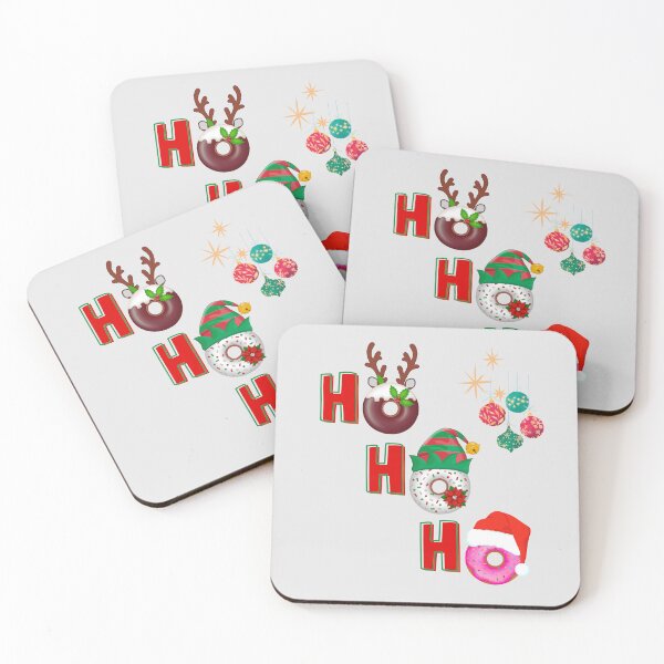 Item preview, Santa's Festive Doughnut Exuberance - Ho, Ho, Ho. designed and sold by MPC-Mince-Pies.