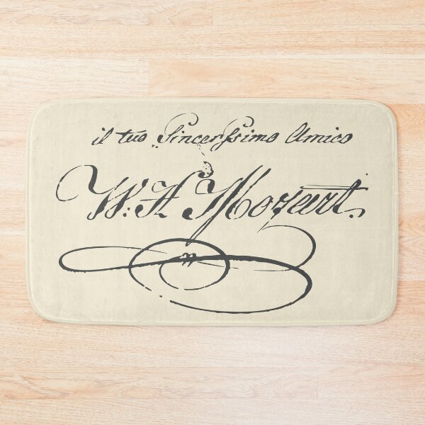 Item preview, W. A. Mozart (Your Sincerest Friend) designed and sold by Artcop's T-Shirt Emporium.