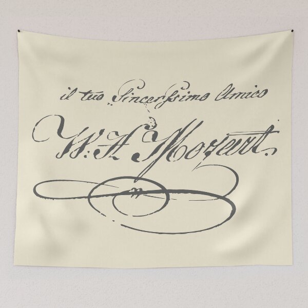 Item preview, W. A. Mozart (Your Sincerest Friend) designed and sold by Artcop's T-Shirt Emporium.