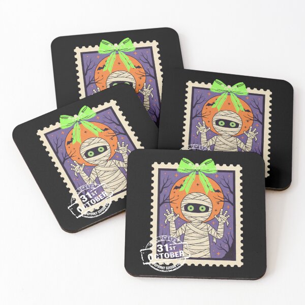 Item preview, Halloween Mummy Postage Stamp designed and sold by justyna-s28.